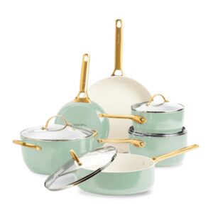 PADOVA MINT GREEN - BATTERIA DI PENTOLE 10 PEZZI - GREEN PAN