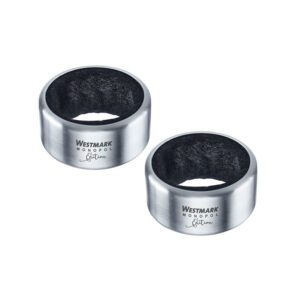 SET 2 ANELLI SALVA GOCCIA PER BOTTIGLIE DI VINO - WESTMARK