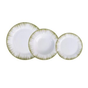 RAGGI VERDE - SERVIZIO PIATTI PER 6 PERSONE - VILLA ALTACHIARA