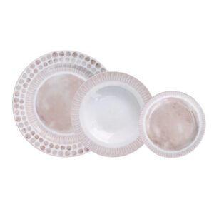 TABATA TORTORA - SERVIZIO PIATTI PER 6 PERSONE - VILLA ALTACHIARA