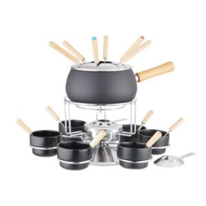 FONDUTA / BOURGUIGNONNE - SET COMPLETO 23 PEZZI - EVA