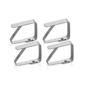 FERMA TOVAGLIE IN ACCIAIO SET 4 PEZZI - EVA