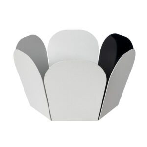 FLUID - CENTRO TAVOLA CM29 BIANCO E NERO - ARTI & MESTIERI