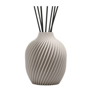 ART3D - VASO DIFFUSORE A BASTONCINI GRIGIO CHIARO CON RICARICA PROFUMO - HYPNO CASA