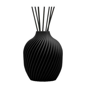 ART3D - VASO DIFFUSORE A BASTONCINI NERO CON RICARICA PROFUMO - HYPNO CASA