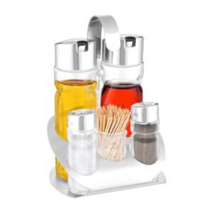 MENAGE 5PZ ACCIAIO INOX AMALFI - EVA