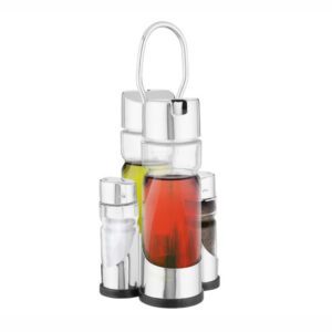 MENAGE 4PZ ACCIAIO INOX SORRENTO - EVA