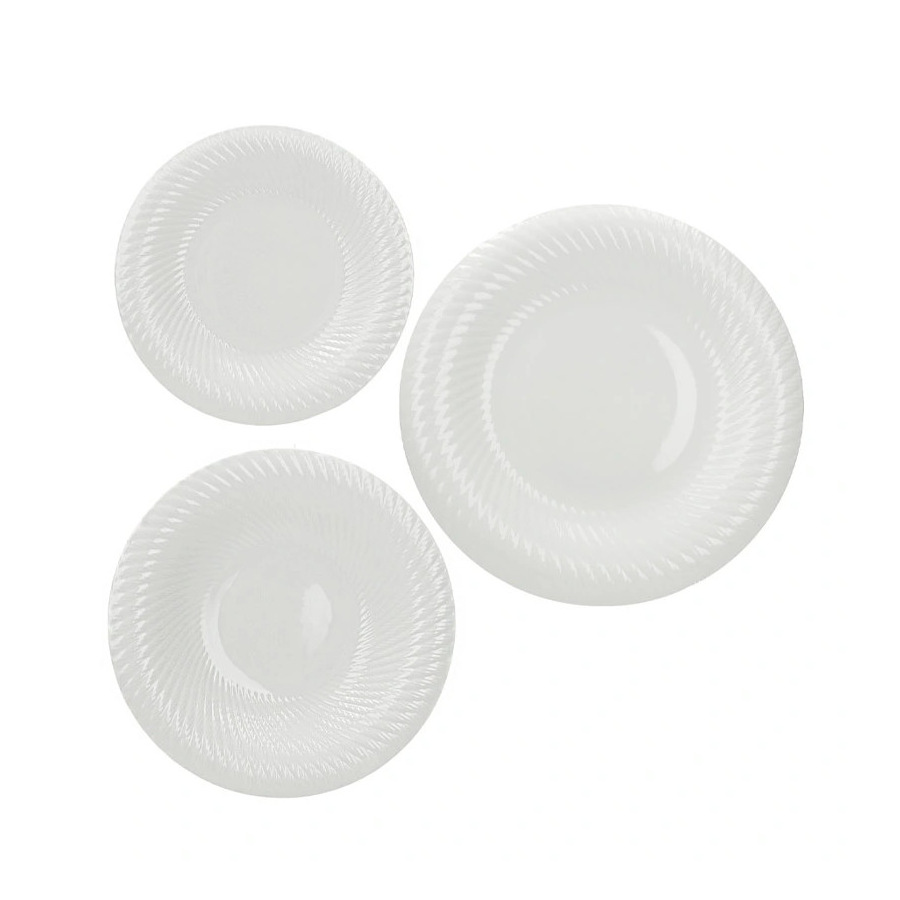OPTICAL - SERVIZIO PIATTI PER 6 PERSONE - BRANDANI