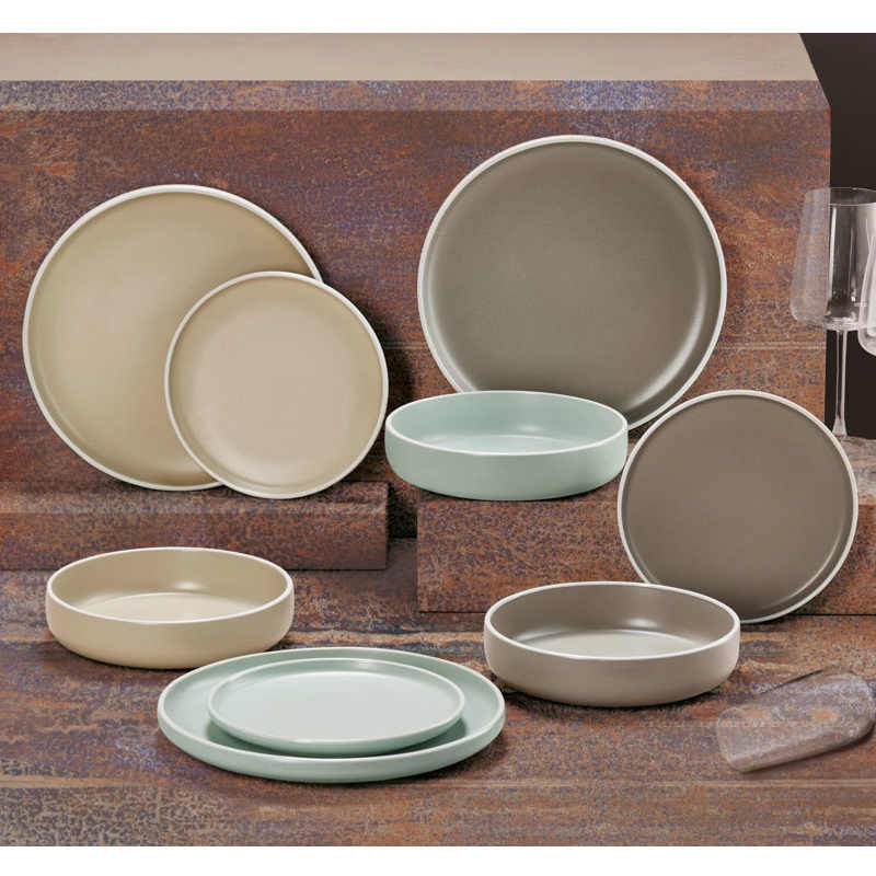 FUSION SABBIA - SERVIZIO PIATTI PER 6 PERSONE - BRANDANI - Image 2