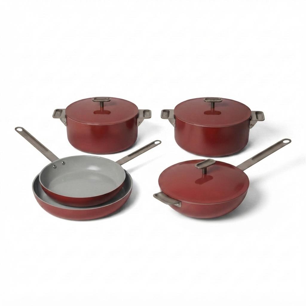 151 - RED VIBE BATTERIA PENTOLE 8 PEZZI - MONETA